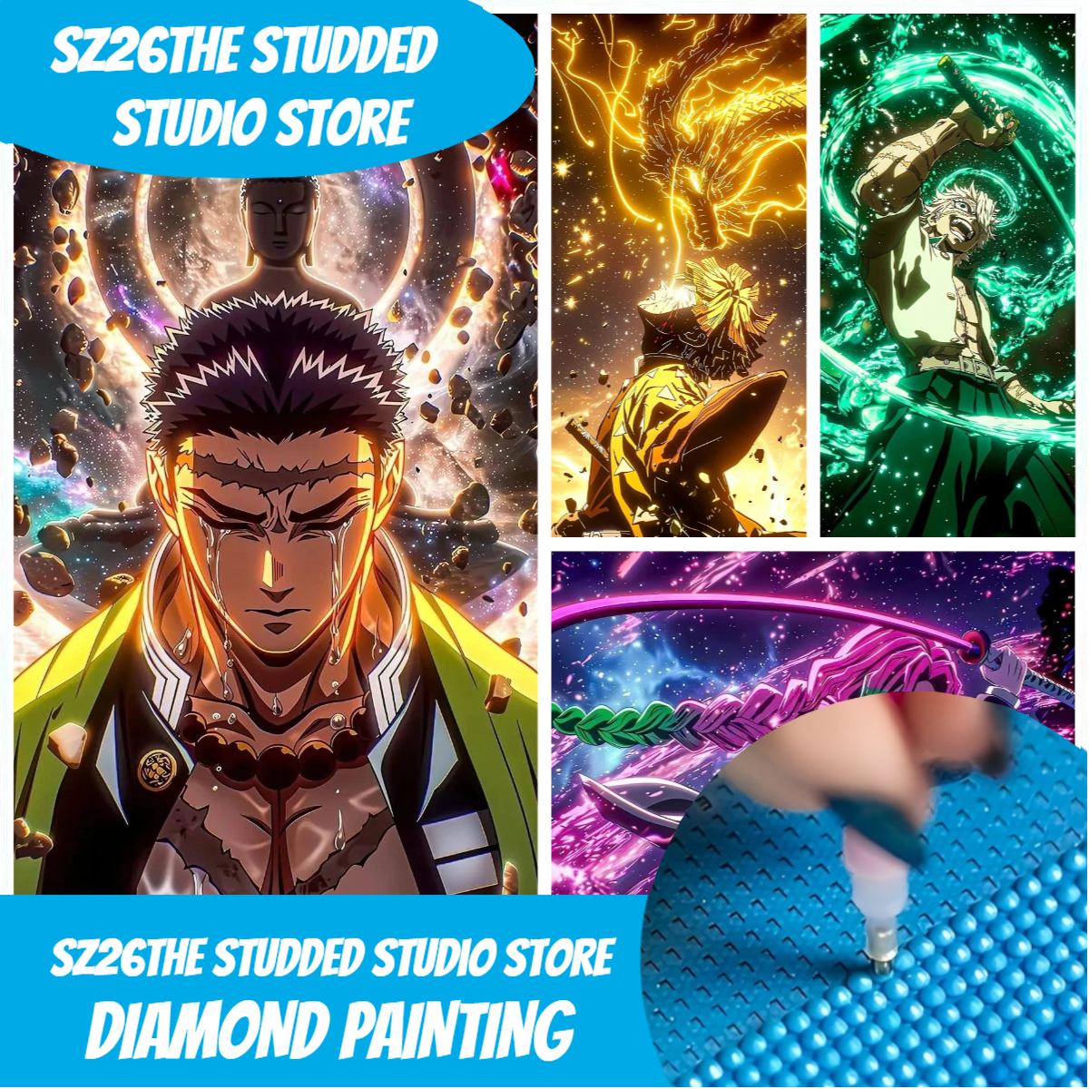 Sz26The Studded Anime Demon Sl - огляд і ціна Resin Art And Craft