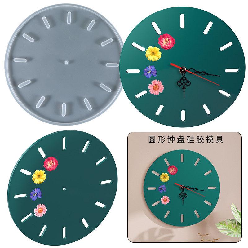 World Map Lotus Leaf Sakura Cl - огляд і ціна Resin Art Wall Clock