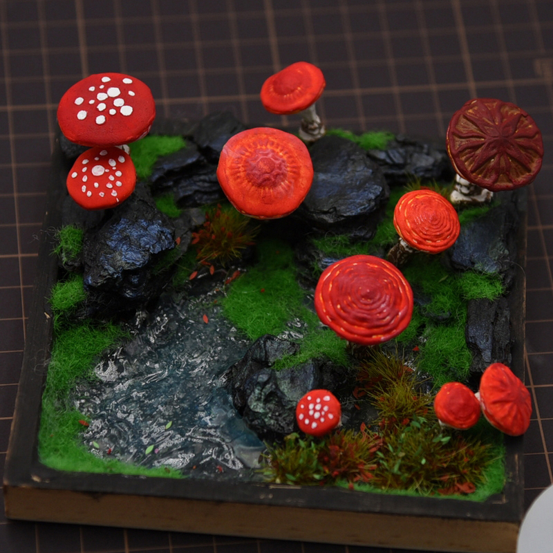2pcs/set Mini Mushroom Silicon - огляд і ціна Resin Art Mould