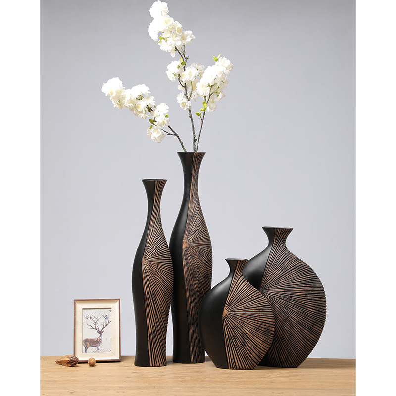 Retro Tall Resin Floor Vase, E - огляд і ціна Background Resin Art