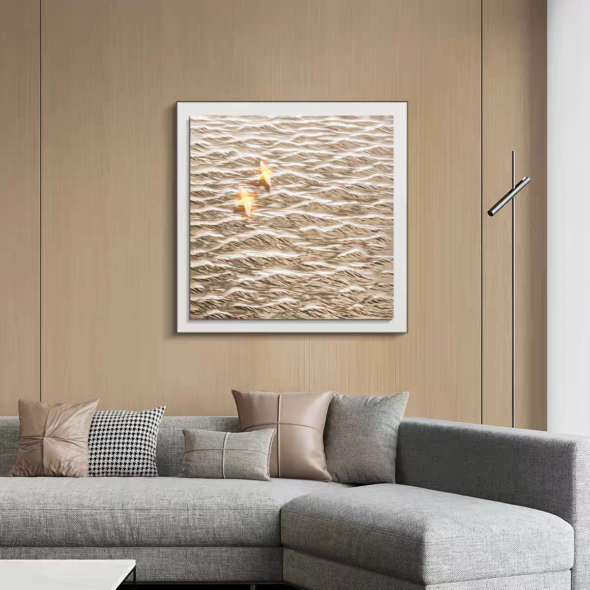 *%  Large Handmade Ocean Blue  - огляд і ціна Background Resin Art