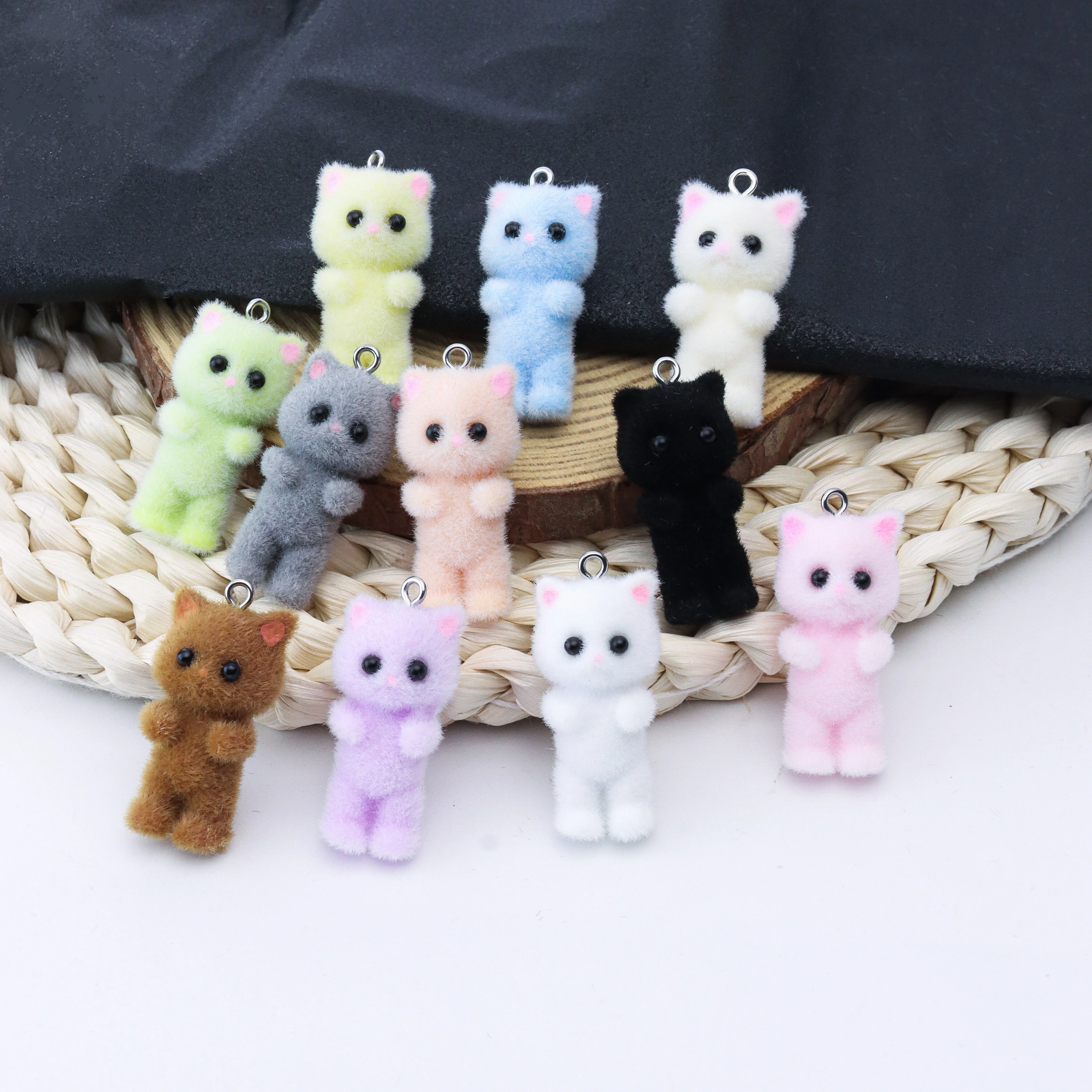 33PCS Cat Pendant Kawaii 3D Fl - огляд і ціна Resin Art And Craft