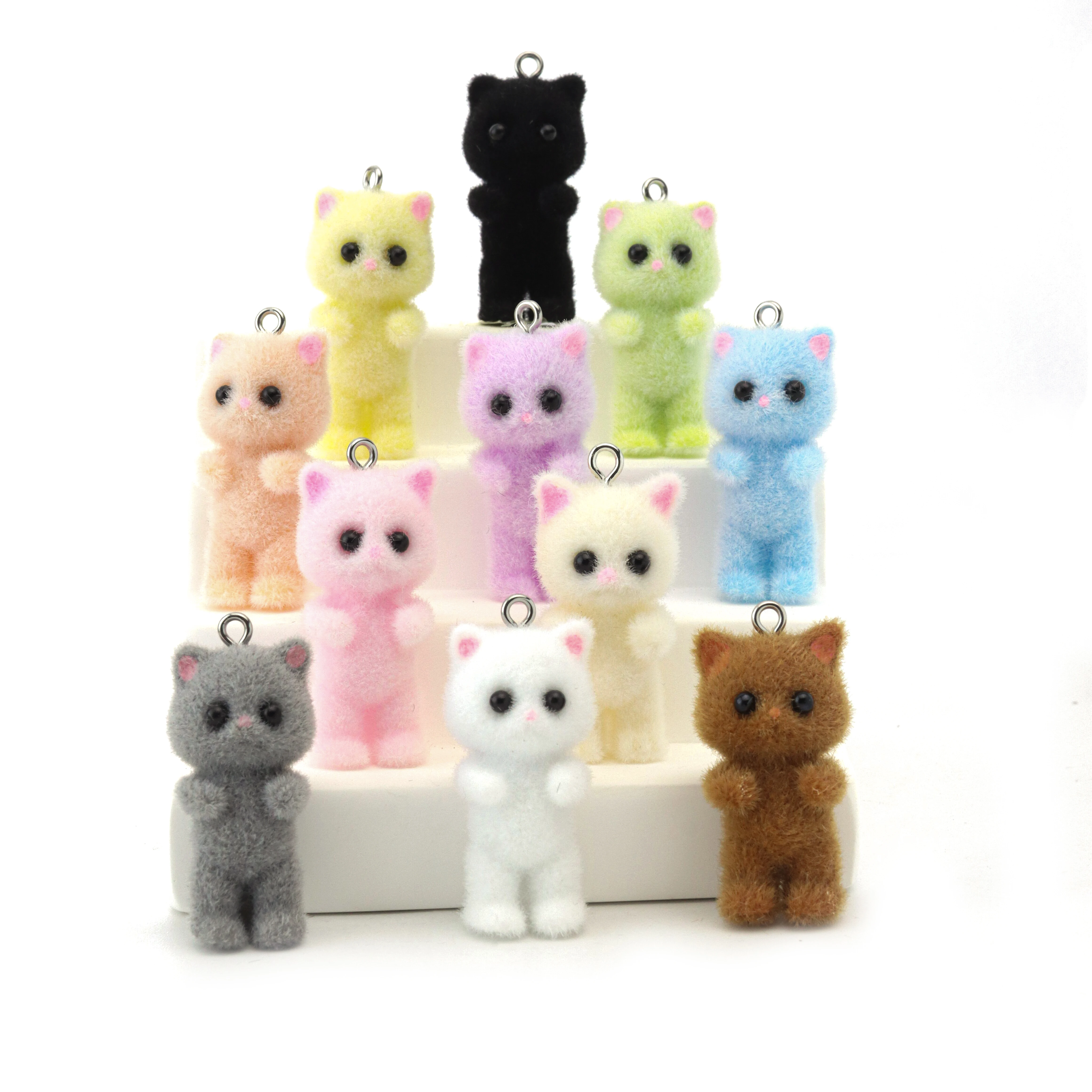 33PCS Cat Pendant Kawaii 3D Fl - огляд і ціна Resin Art And Craft