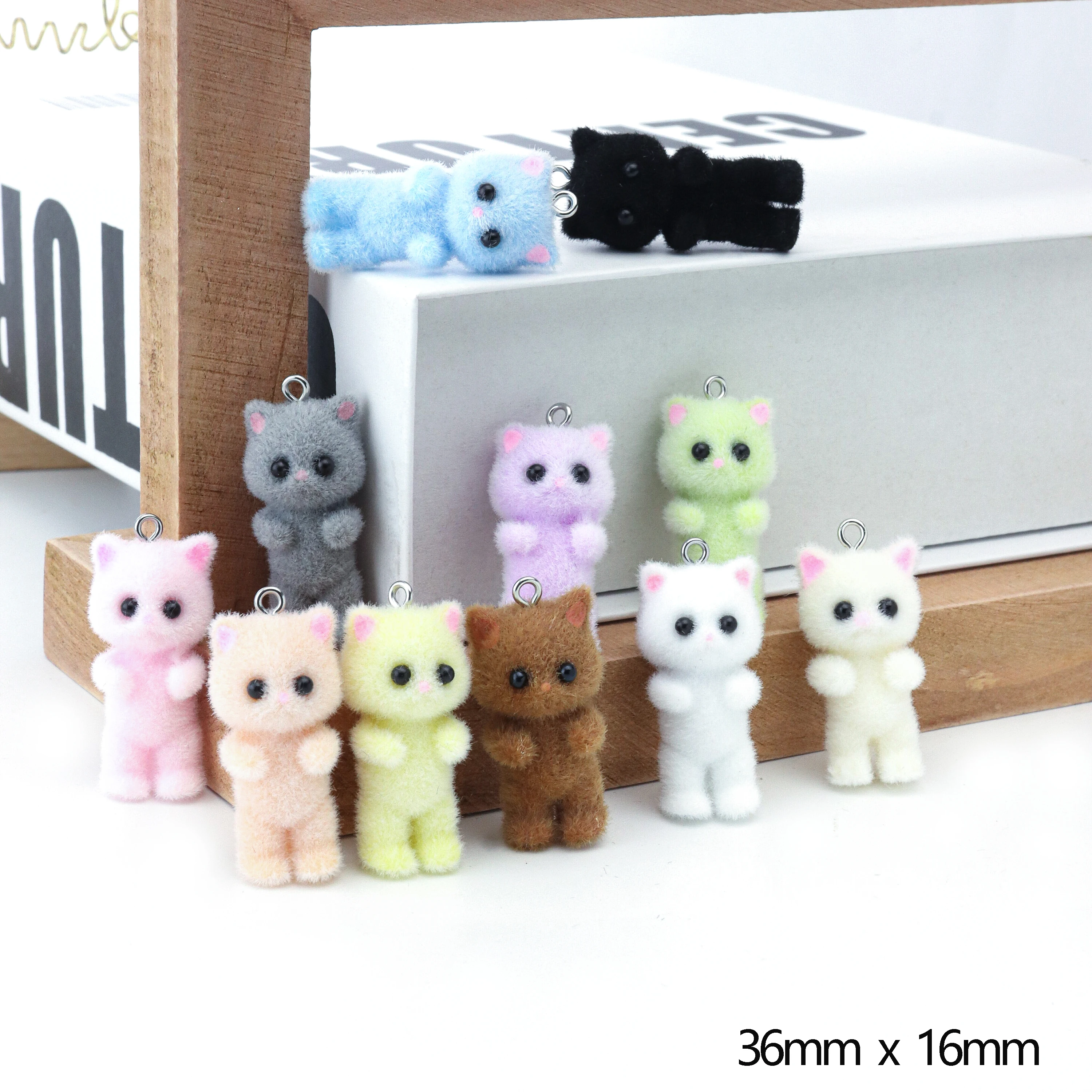 33PCS Cat Pendant Kawaii 3D Fl - огляд і ціна Resin Art And Craft