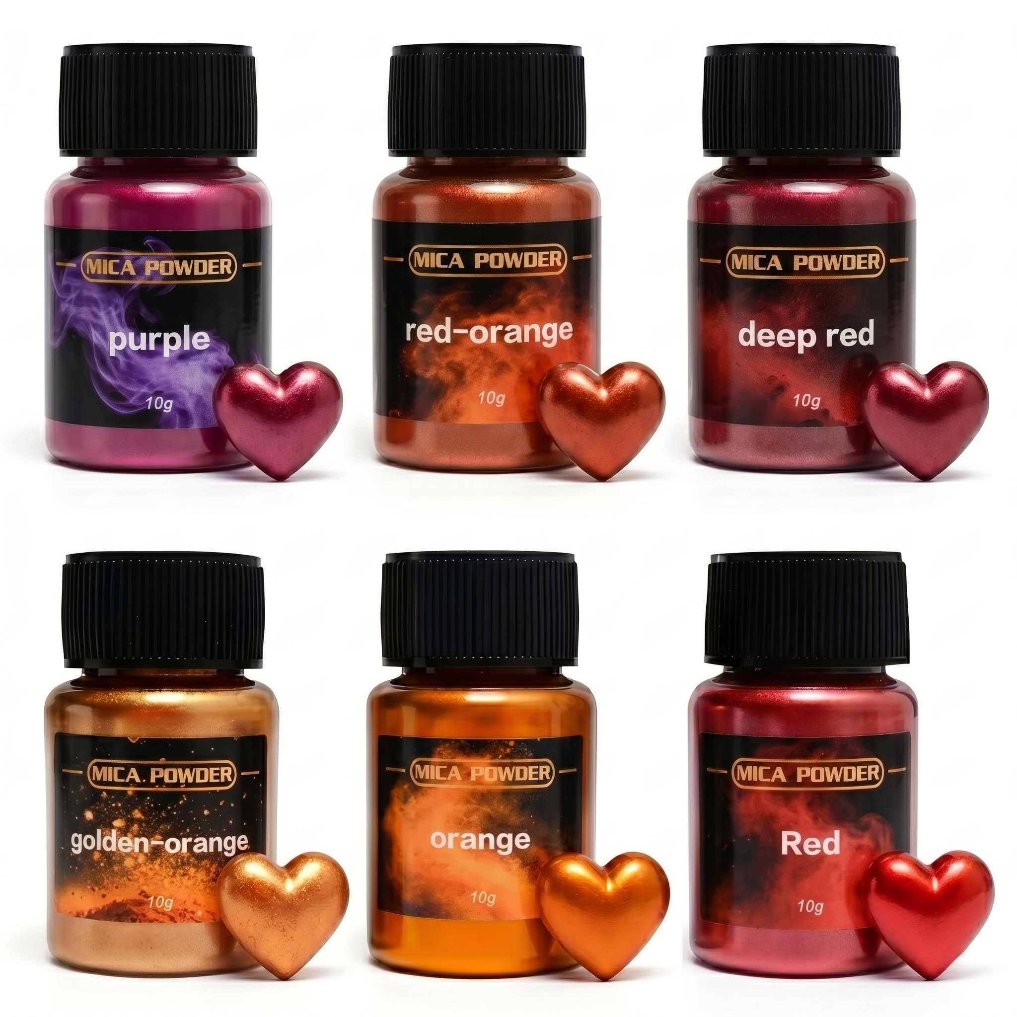 6Colors/Sets metallic powder p - огляд і ціна Pearl Powder Resin