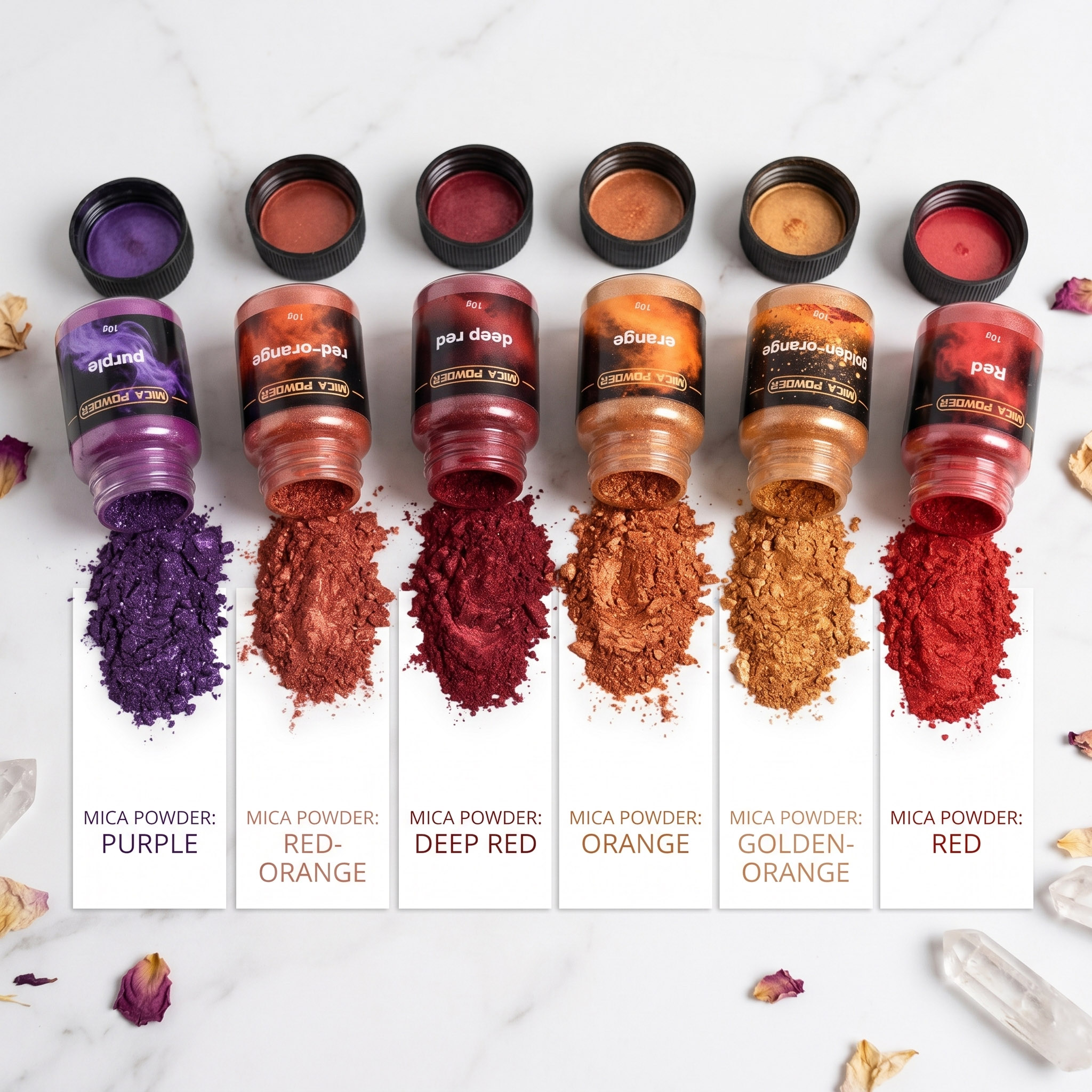 6Colors/Sets metallic powder p - огляд і ціна Pearl Powder Resin