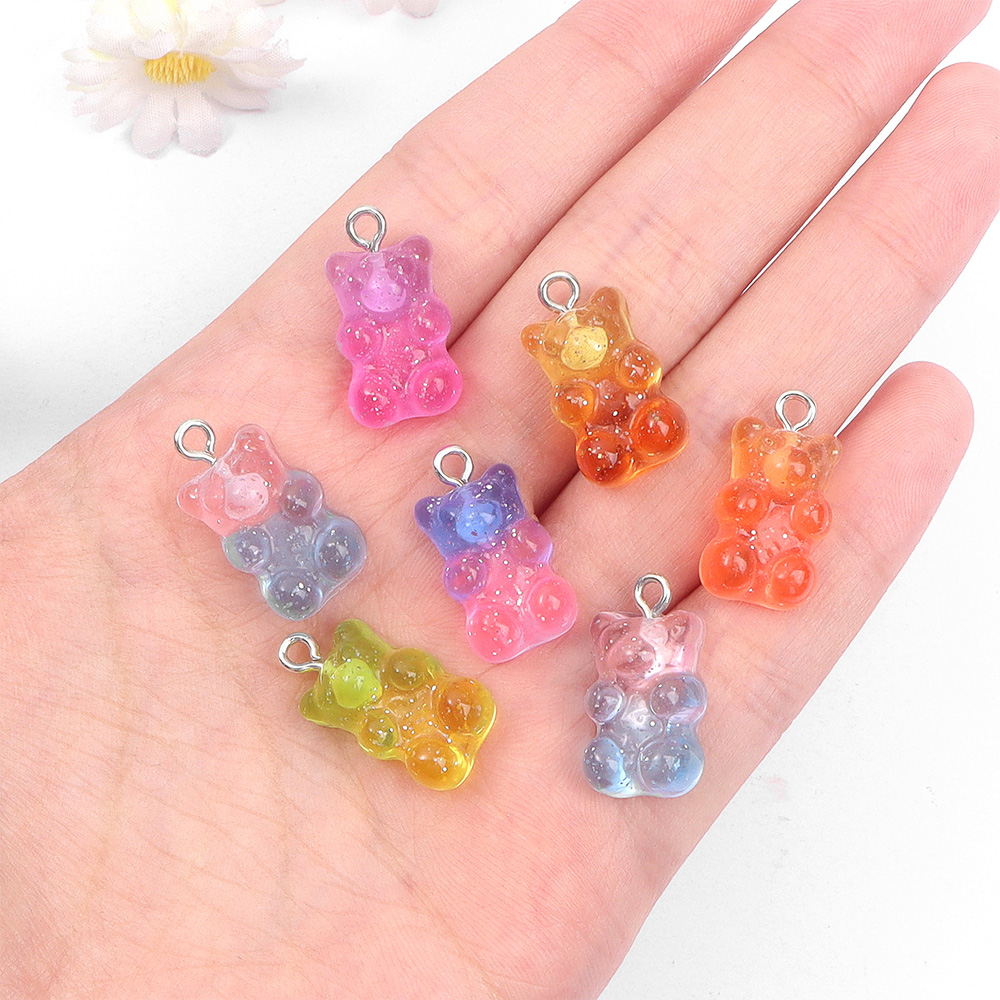 60pcs Dual Color Resin Bear Sh - огляд і ціна Resin Art And Craft