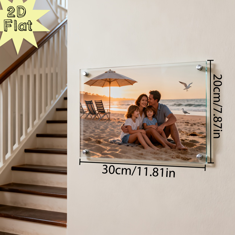 1Pc Custom Family Photo Acryli - огляд і ціна Resin Art Wedding Gift