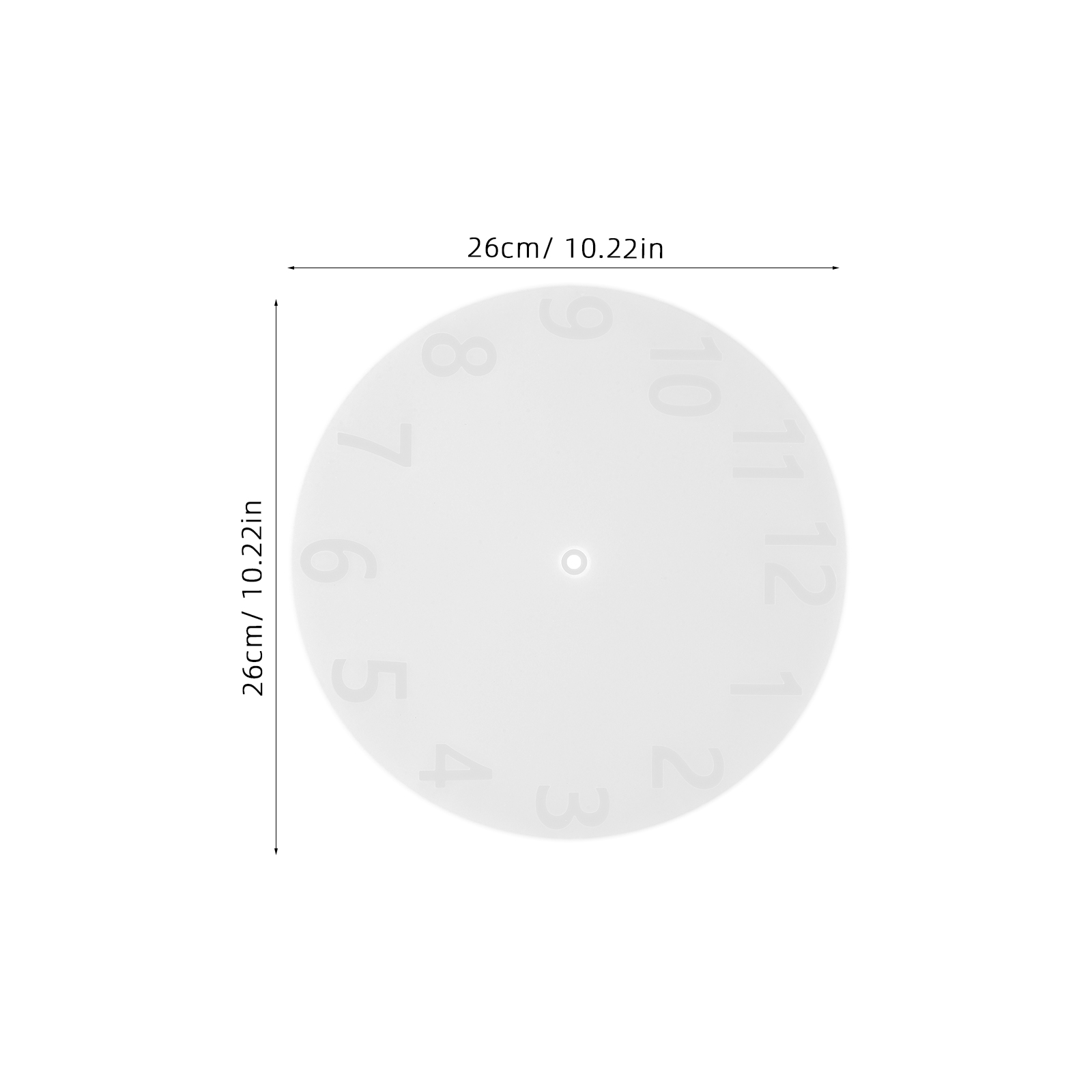 1 set 1 Set Diy Silicone Clock - огляд і ціна Resin Art Wall Clock