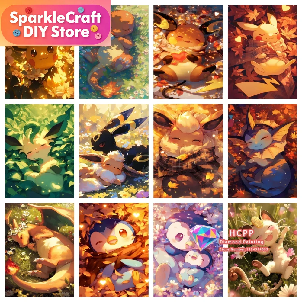 1pc frameless Cartoon Pokemon  - огляд і ціна Resin Art And Craft