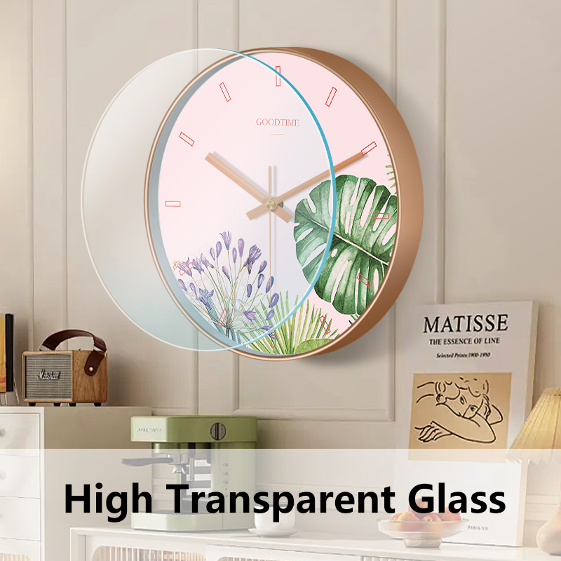 Pink Art Wall Clock Tropical M - огляд і ціна Resin Art Wall Clock
