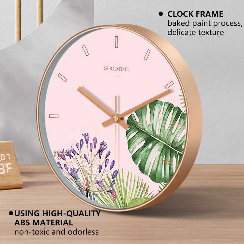 Pink Art Wall Clock Tropical M - огляд і ціна Resin Art Wall Clock