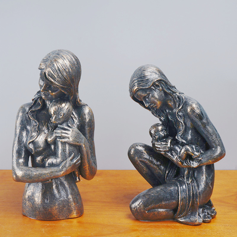 Mother Child Resin Sculpture H - огляд і ціна Resin Art Wedding Gift