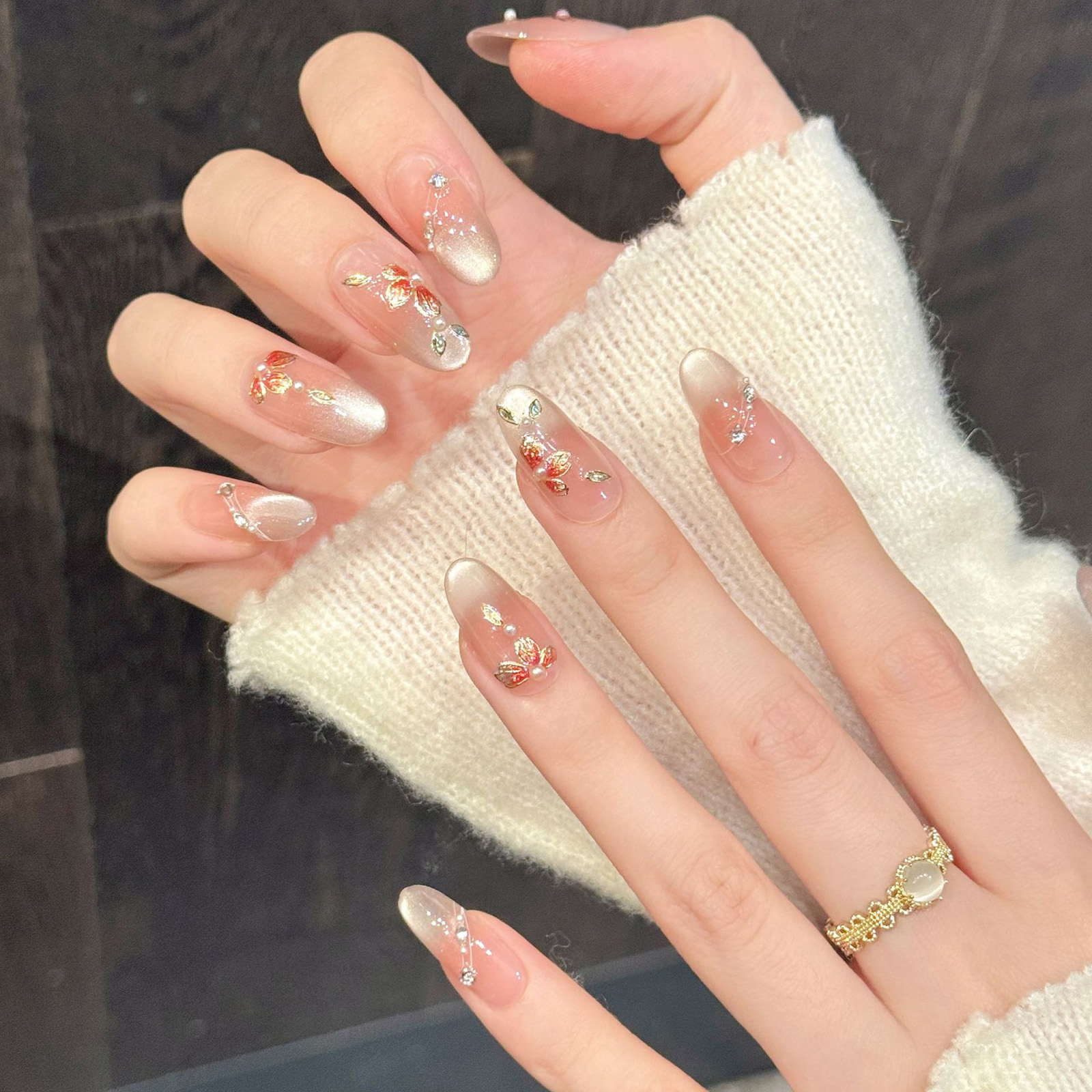 10pcs Handmade Fake Nails Pres - огляд і ціна Resin Art And Design