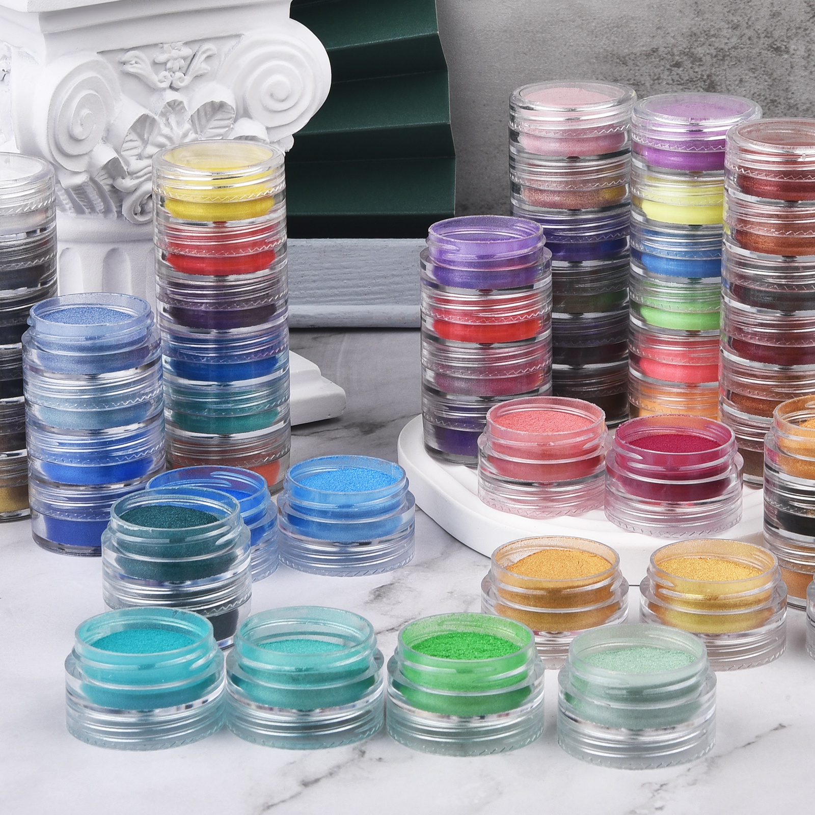 6 Colors/Set Pearlescent Powde - огляд і ціна Pearl Powder Resin