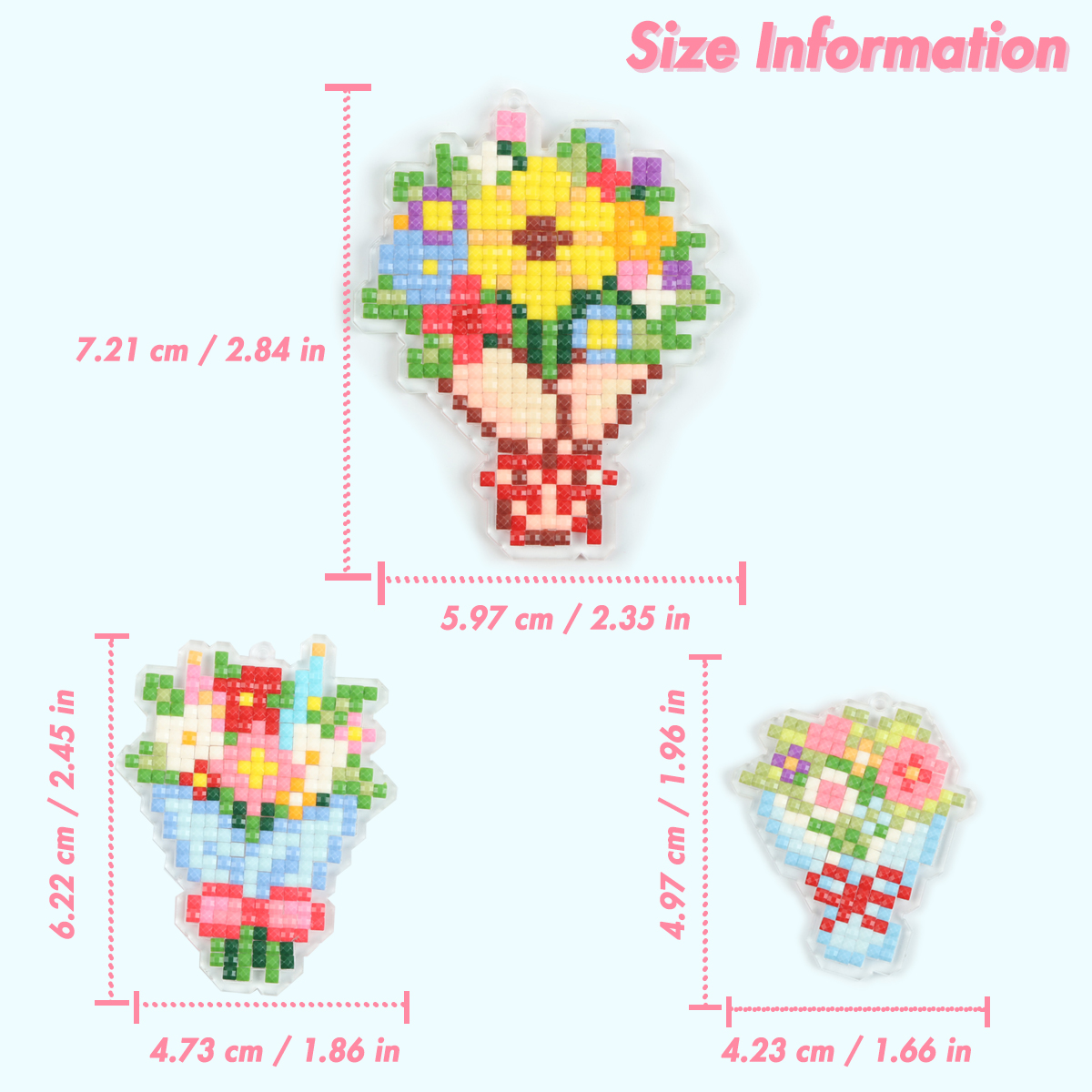 FOREVER YOUNG 3PCS Bouquet Acr - огляд і ціна Resin Art And Craft