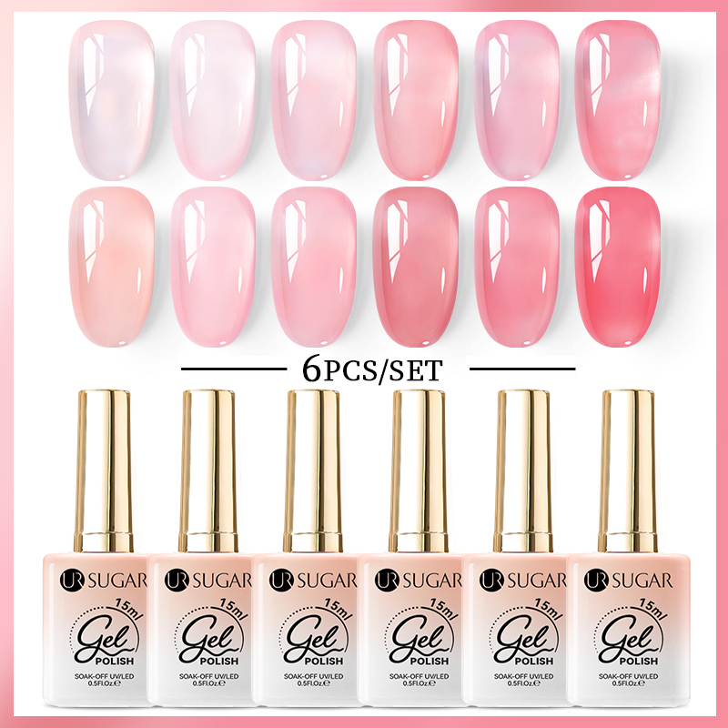 UR SUGAR 6 Colors Jelly Nude P - огляд і ціна Resin Art Training